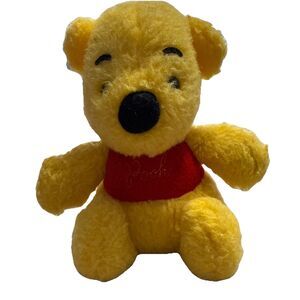 Vintage 1980's Winnie the Pooh Plush 8" Sears Walt Disney Bear Stuffed Toy